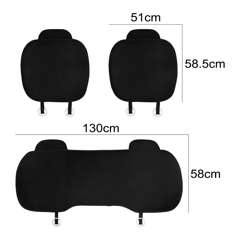 Luxury Car Front Seat Cover Protector Cushion Pad - Premium Auto Accessories