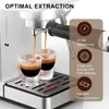 Machine 20 Bar, Professional Espresso Maker with Milk Frother Steam Wand 3