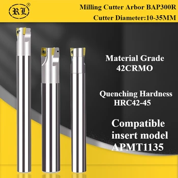 300R C20-20-120 CNC Indexable End Mill – APMT1135 Carbide Milling Cutter Bar for Roughing, Face & Shoulder Milling 1