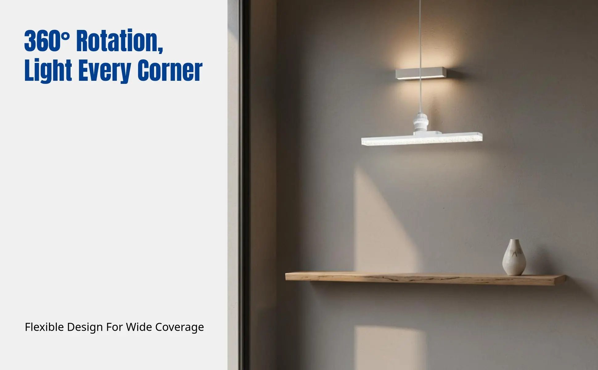 LED Bar Bulb, Ultra Bright, Energy Saving, E27 Base, Tricolor Dimmable, Home Lighting, Crystal Pendant Compatible