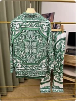 wf0551 Fashion men sets 2024 Popular European Design party style men's Clothing 2