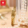 OLEVS 5501 Rose Gold Ladies noble Watches Diamond Tungsten Steel Strap Waterproof Quartz Women Wristwatches reloj para mujer 2