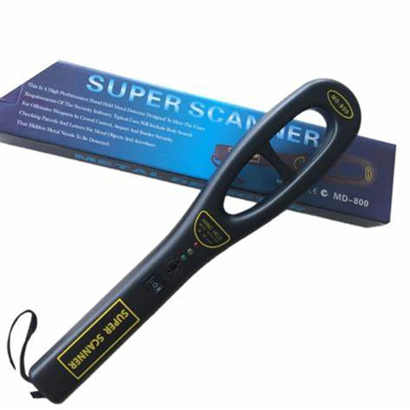 Handheld Metal Detector ESH-10 (Alkaline Battery) Station Airport School Exam Room Metal Mobile Phone Detector