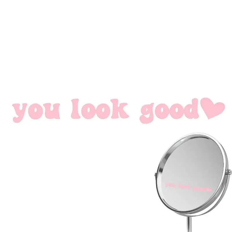 

You Look Good Stickers Inspirational Car Mirror Quotes Motivational Auto Mirror Quotes 3.9x0.7in You Look Good Wall Decal