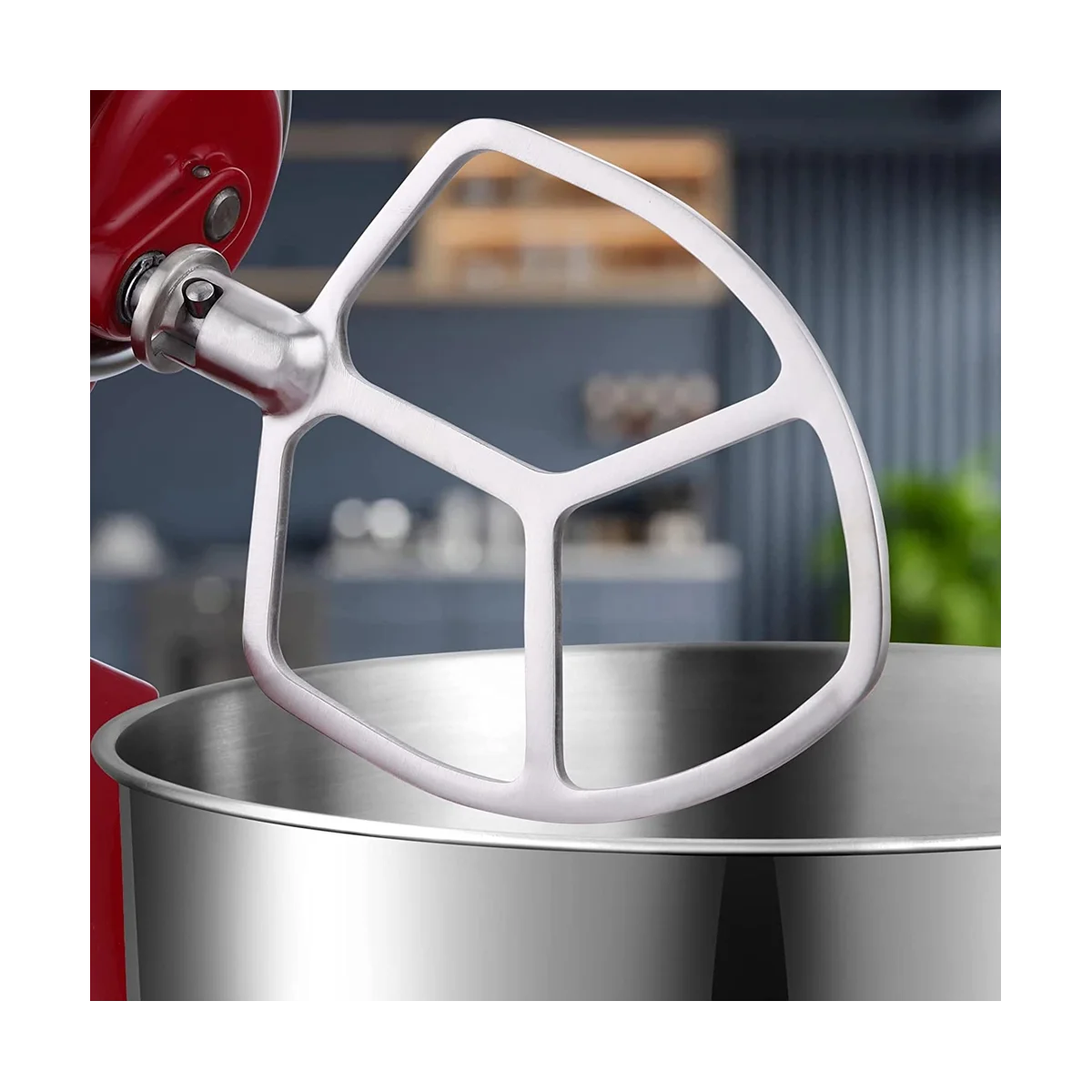 Paddle Attachment for Kitchenaid Stand Mixers 5 Quart Lift and 6 Quart Flex Edge Beater Dishwasher Safe mixer accessory