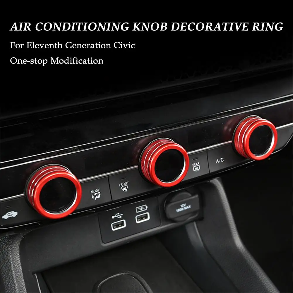

Кнопка для кондиционера Honda Civic 11 поколения 2022 CRV 2023, кнопка из сплава, аксессуары, алюминиевая крышка, внешняя крышка D6V0