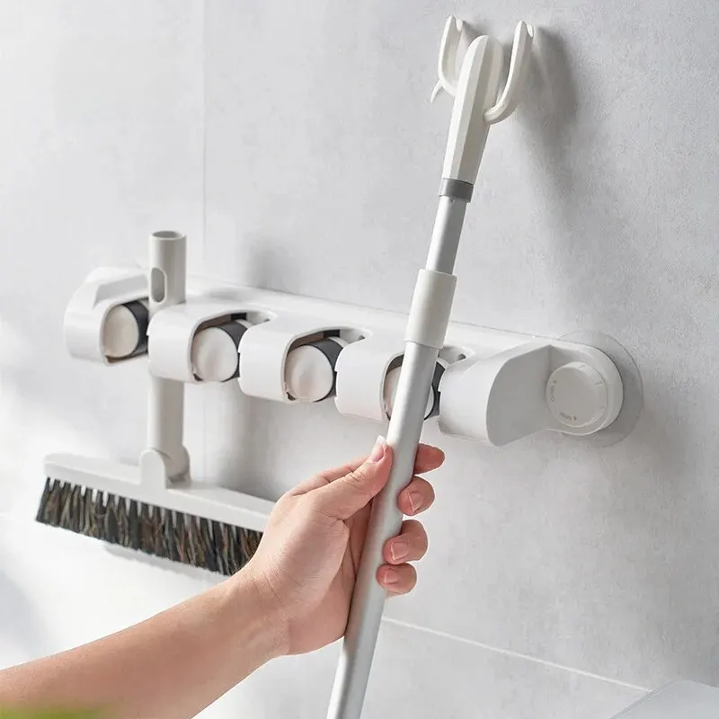 XLHH - Set di 2 portaspazzolino elettrico autoadesivi da parete multifunzione accessori da bagno (rosa + blu