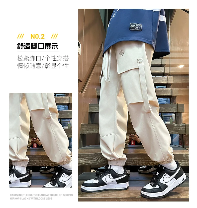 Description Picture 6 of itemTrendy workwear pants for men new leggings for casual wear trendy versatile loose fitting sports