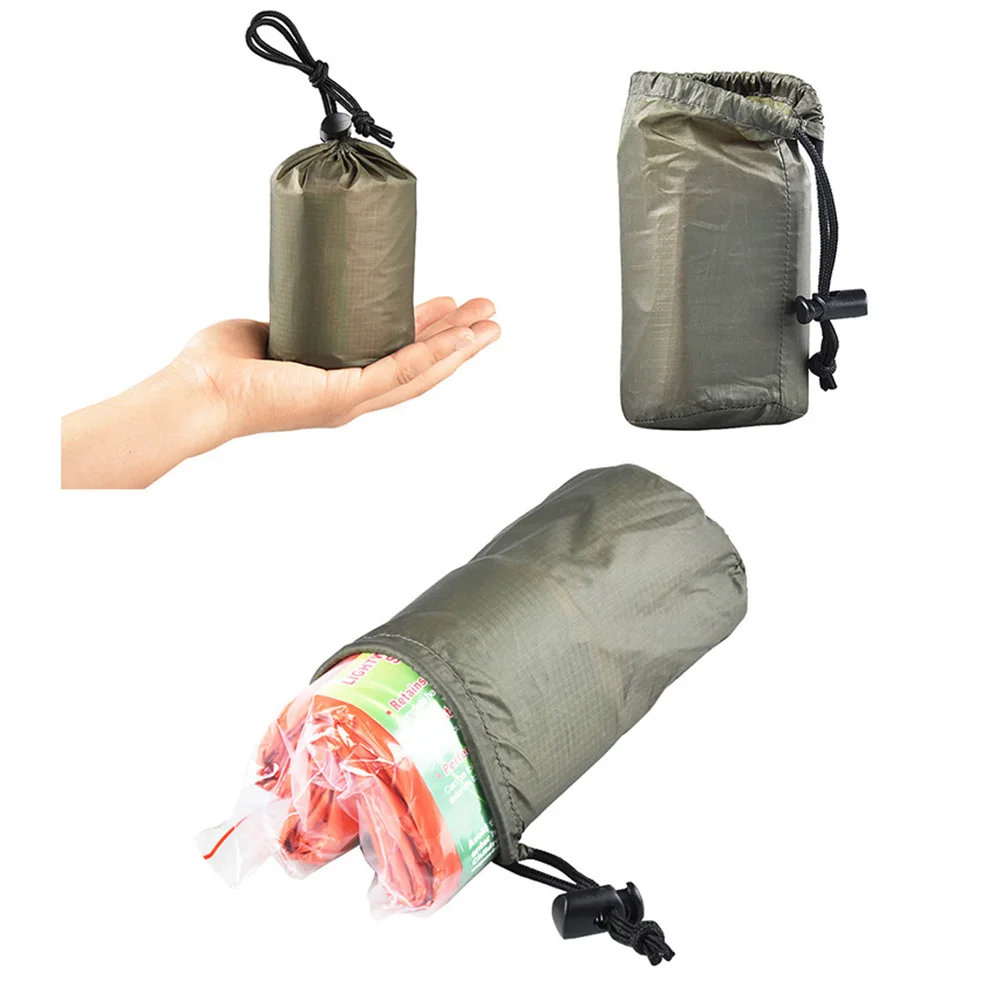 Waterproof Compression Stuff Sack Bag Camping Sleeping Bag Storage Package Pouch Heat Reflective Nylon Storage Bags Outdoor Tool storage bag compression bag