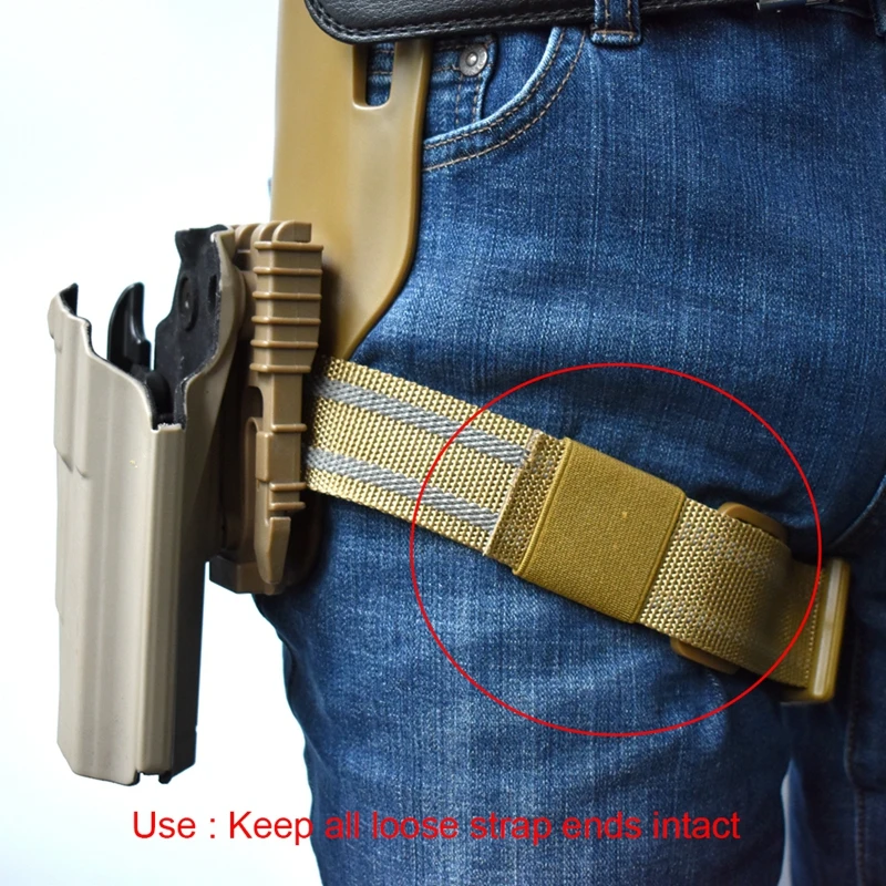 Kangnice 10 Pcs Belt Keepers Elastic Belt Holder Backpack Strap Holder