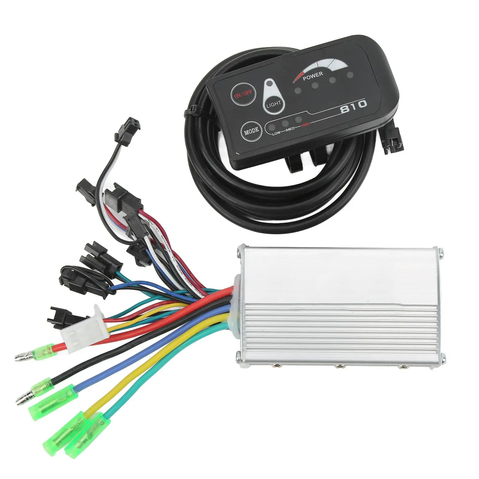 24V 36V 48V 250W 350W Electric Bike Brushless Controller Kit With 810 LED Display For Bike Conversion System