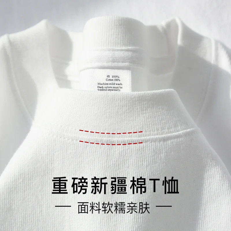 Heavyweight Avocado Green Brushed Cotton Short Sleeve Summer T-Shirt