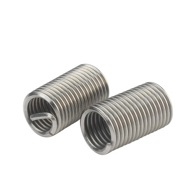 Thread Repair Kit 100pcs M2 M2.5 M3 M4 M5 Stainless Steel 304 Wire Thread Insert Screw Sleeve Bushing Helicoil