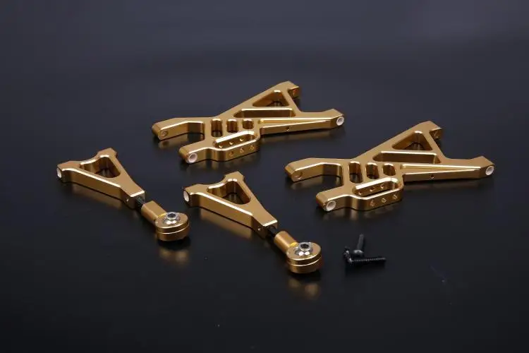 Aluminum Front /rear Lower/upper Suspension Arm Set for HPI Rovan KM Baja 5b ,ss