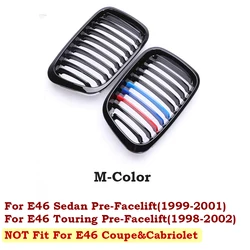 Gloss Matte Black Chrome M Color Grille Kidney Grill (M Color )