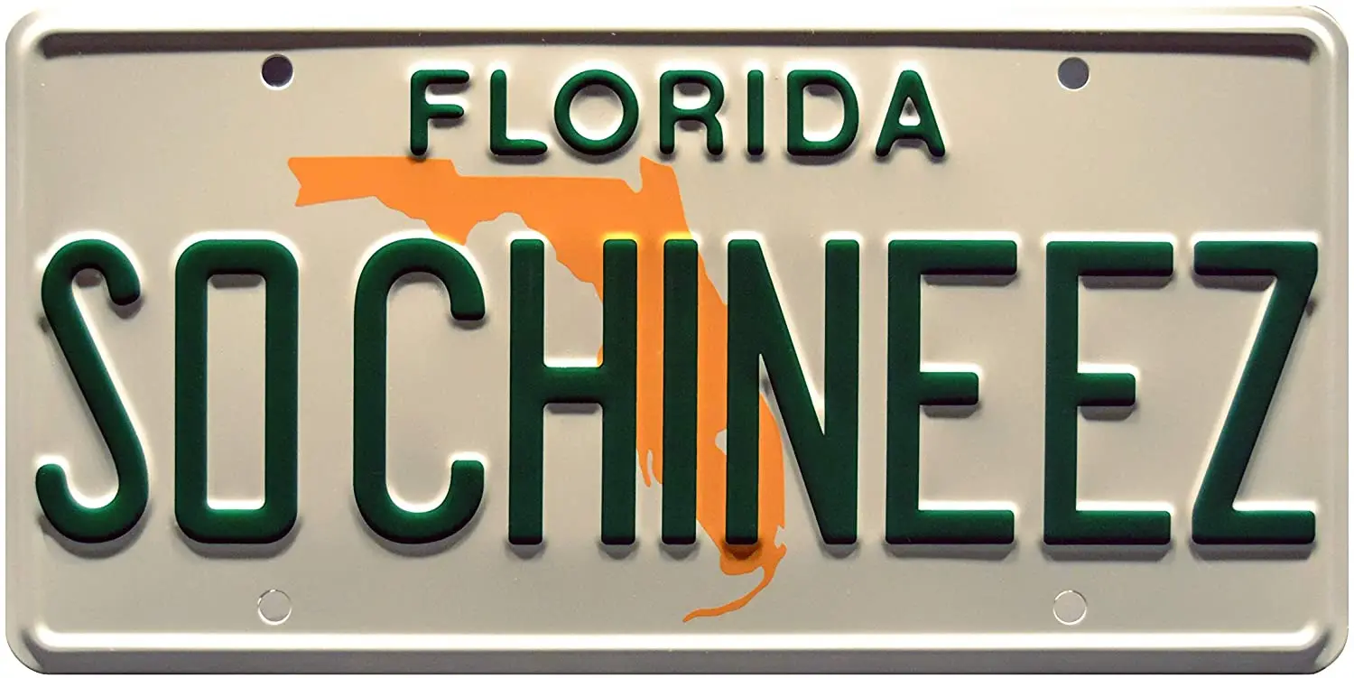 

Celebrity Machines Fresh Off The Boat | SO CHINEEZ | Metal License Plate