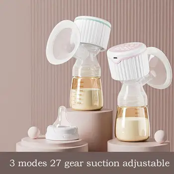 Breast Milk Pump Electric Breast Pump Bottles Full Automatic Wearable Milk Feeding Bottle Portable Intelligent Feeding accessory 2