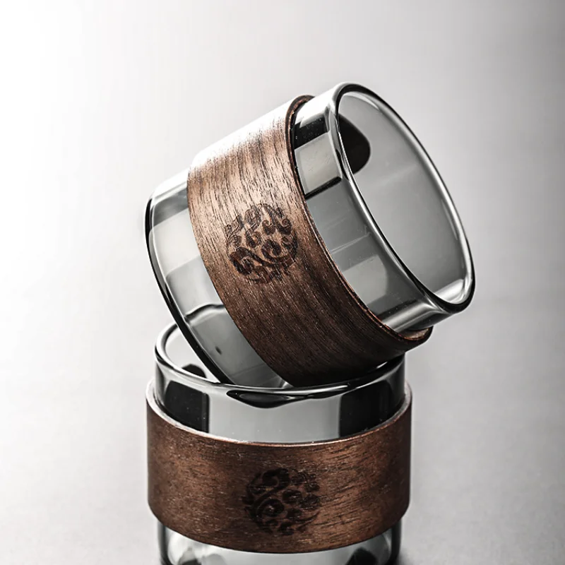 كوب زجاج مقاوم للحرارة للمشروبات الساخنة