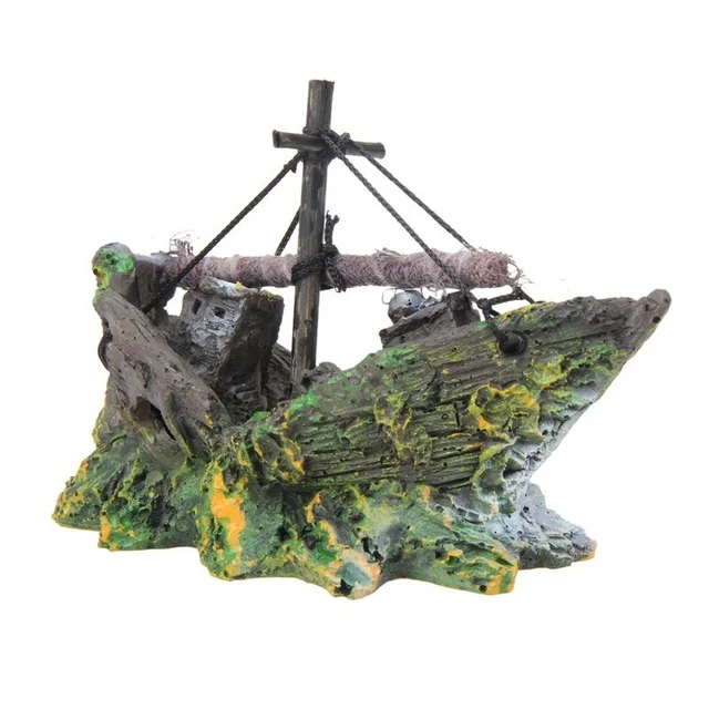 Pirate Ship Aquarium Decor 3