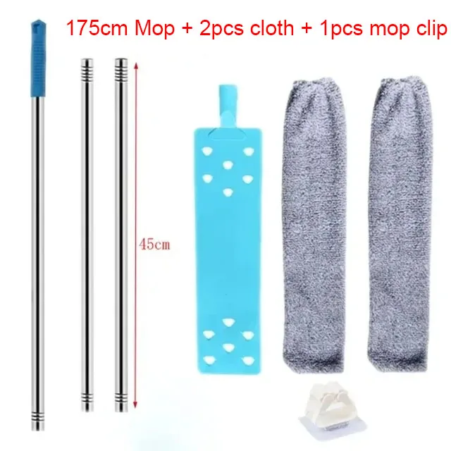 UltraReach Dust Mop & Cleaner - Long Handle Dust Removal Tool for Floors, Ceilings, & Furniture