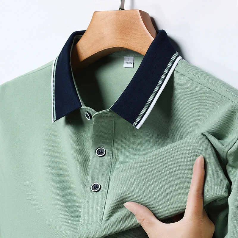 2025 جديد رجال الأعمال عادية قميص بأكمام قصيرة بلو...