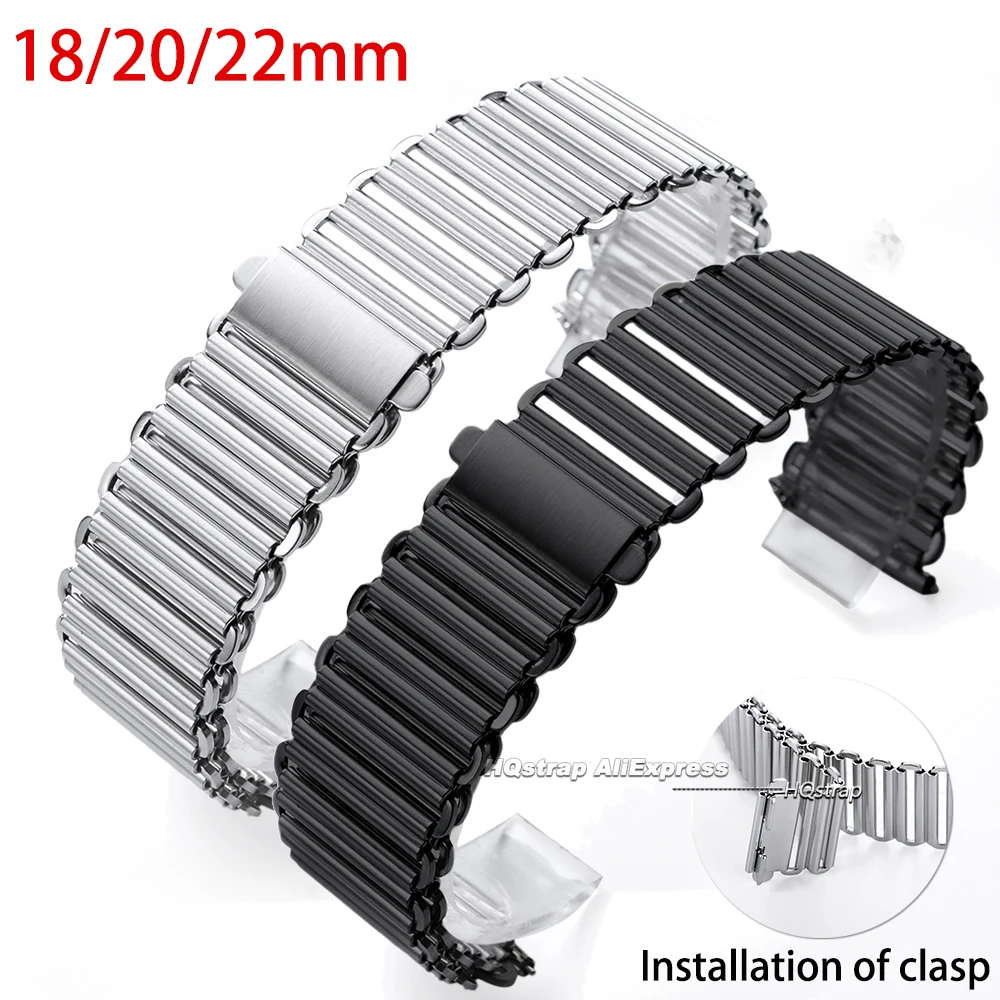 Stainless Steel Quick Release Watch Strap - High Quality Metal Bracelet Accessory