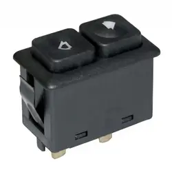 Universal DIY Car Electric Power Window Switch - 5 Pin Control Button (Black)