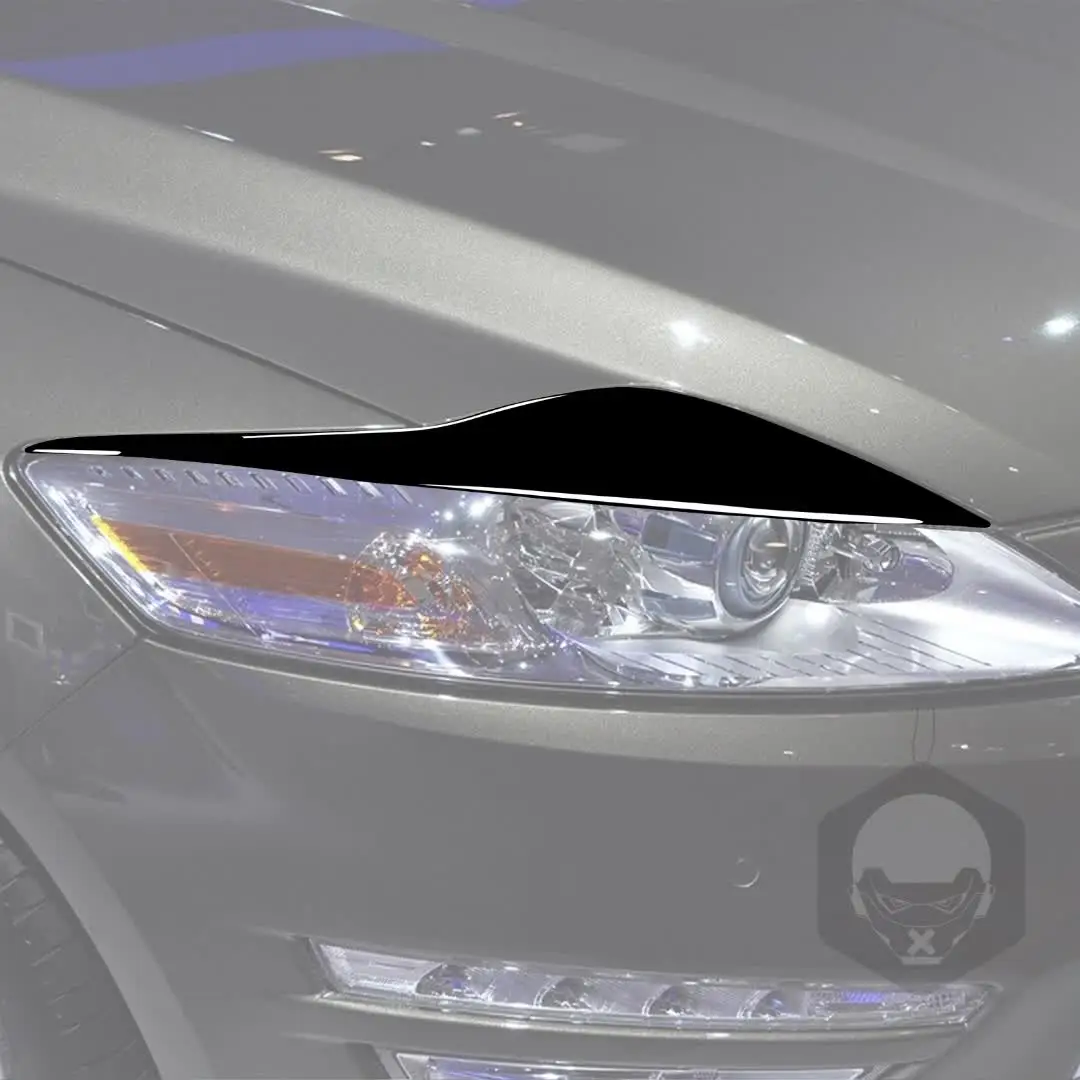 Bouchons Phare Avant Ford Mondeo MK4 2008-2013 - Paire De Capuchons Anti-Poussière ABS Noir - Joint De Couvercle - 6