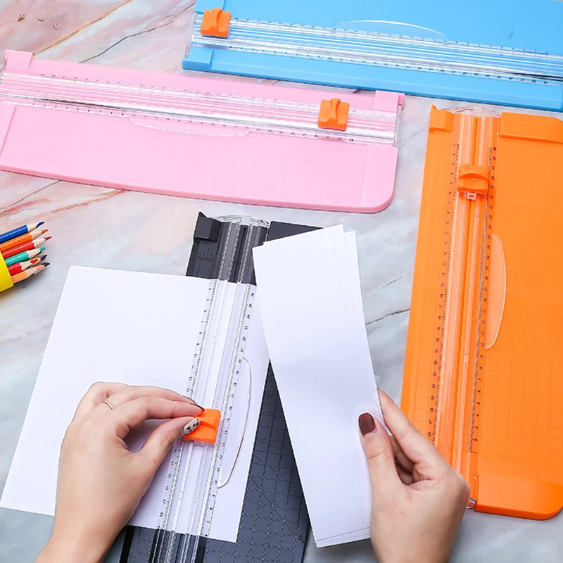 A4/A5 Precision Paper Photo Trimmers Cutters Scrapbook Guillotine W/ Pull-out Ruler For Photo Labels Paper Cutting Tool Durable