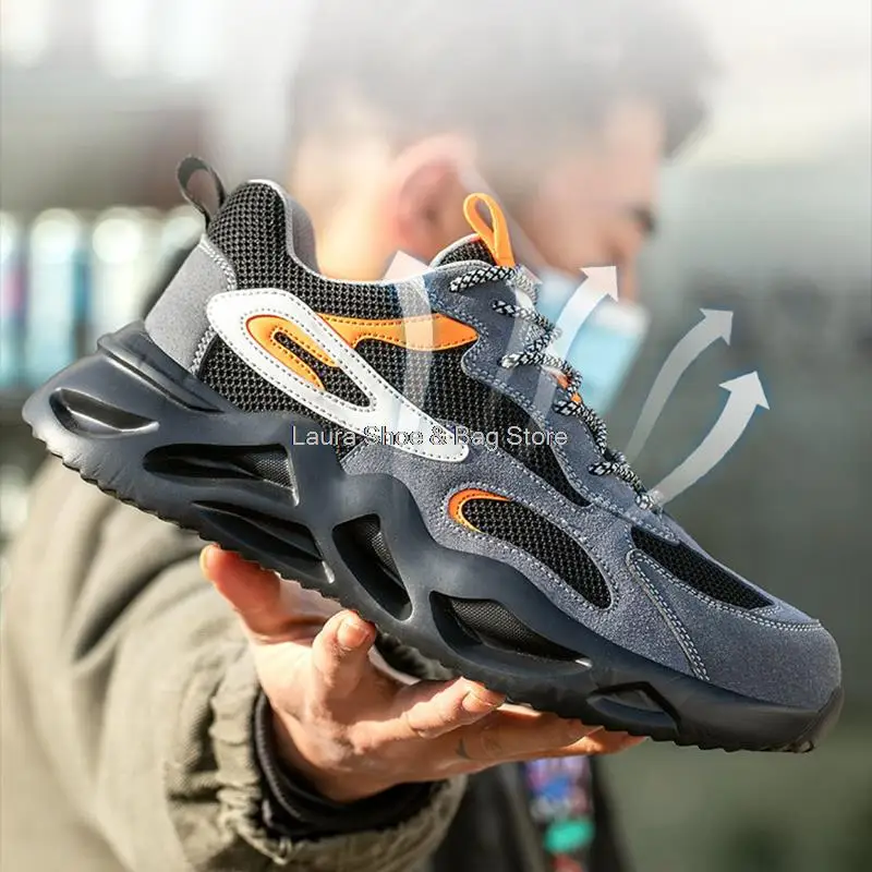 Agye Zapatillas De Seguridad Para Trabajar Zapatos Hombre Verano