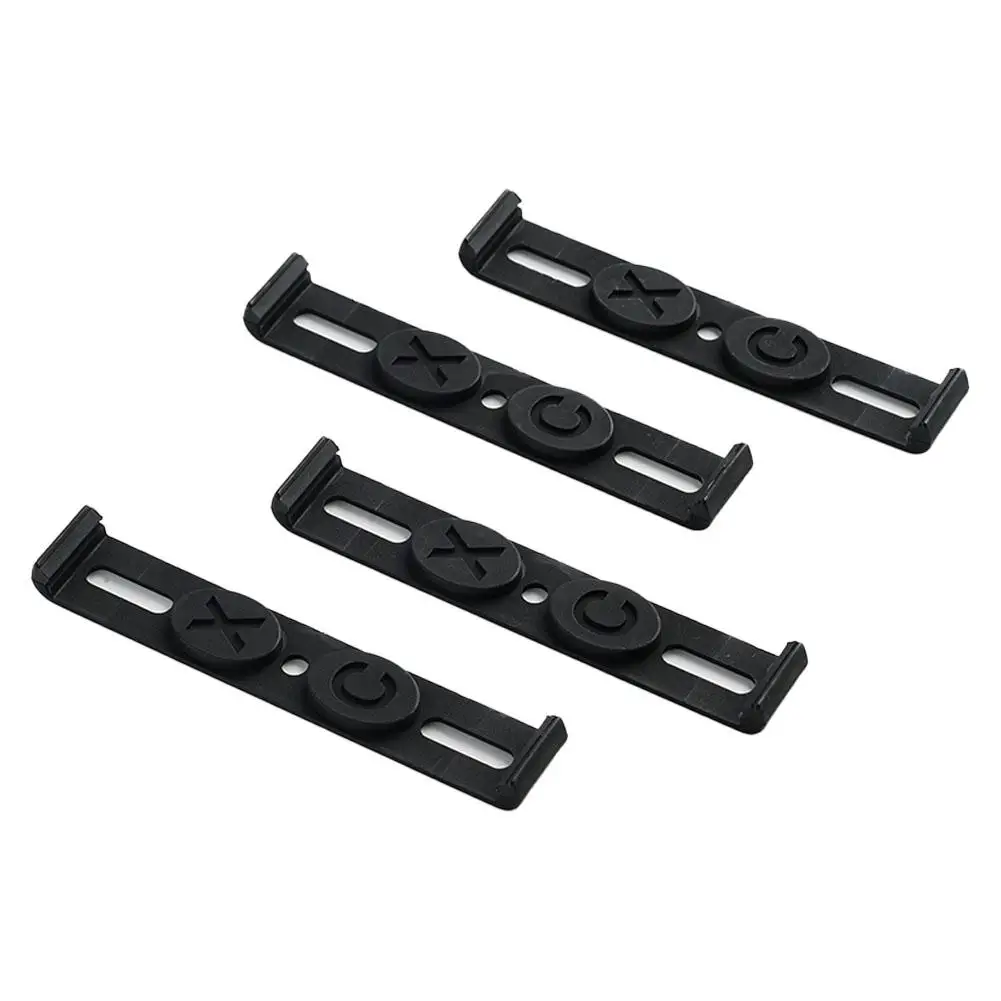 4PCS 프레임리스 번호판 마운트, 전면 및 후면 번호판용 비바람에 견디는 자동차 태그 프레임, 범용 장착 가능