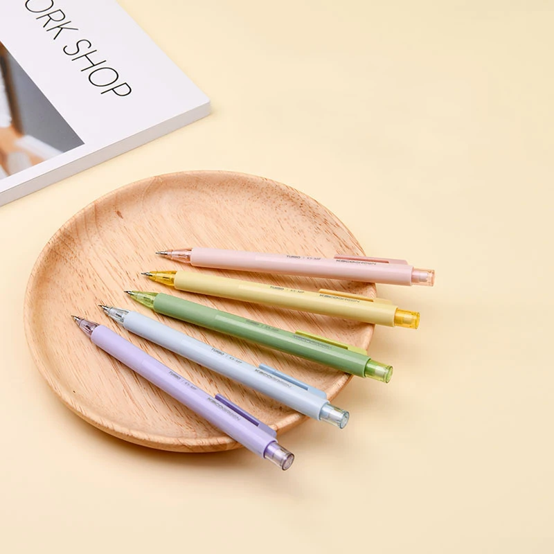 6PCS Pastel Mechanical Pencil Set, Cute Mechanical Pencils 0.5 mm Aesthetic  Artist Pencil Set Retractable Pencil Colored Mechanical Pencils for