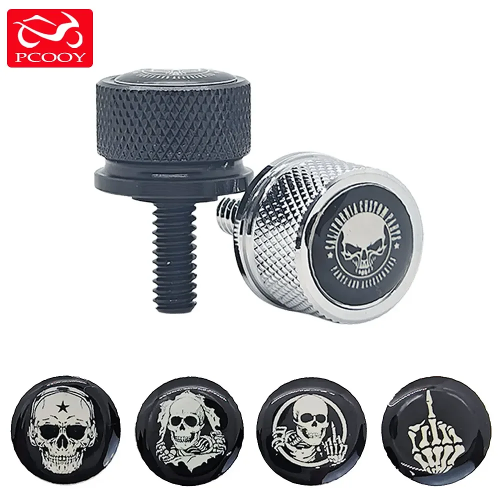 

Motorcycle Fender Screws Rear Seat Bolt Quick Screw For Harley Softail Touring Glide CVO Fat Boy Road King Sportster XL 883 1200