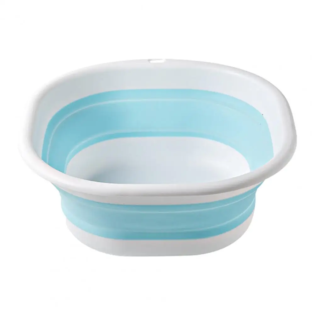 Collapsible Footbath Plain Foaming Massage Bucket Folding Water Basin Foot SPA Bath Tub Basin Tools Foldable Footbath