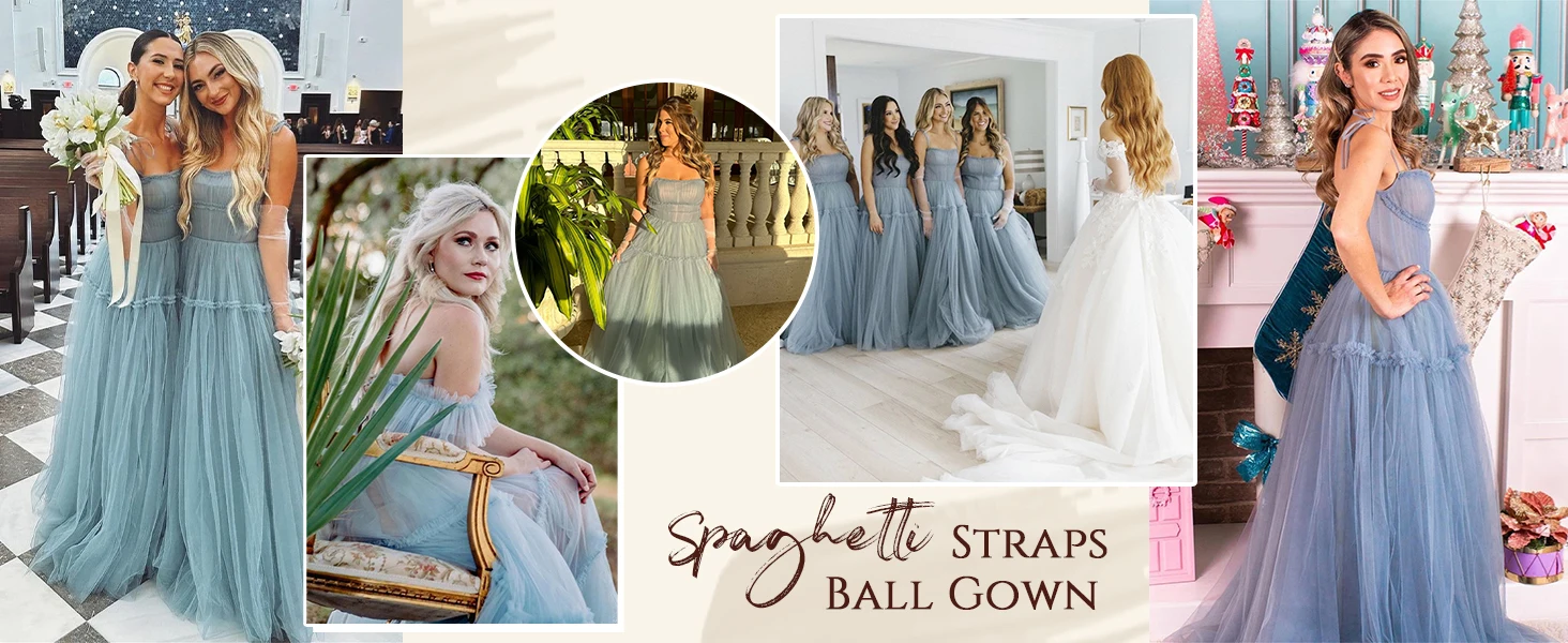 tulle prom dress