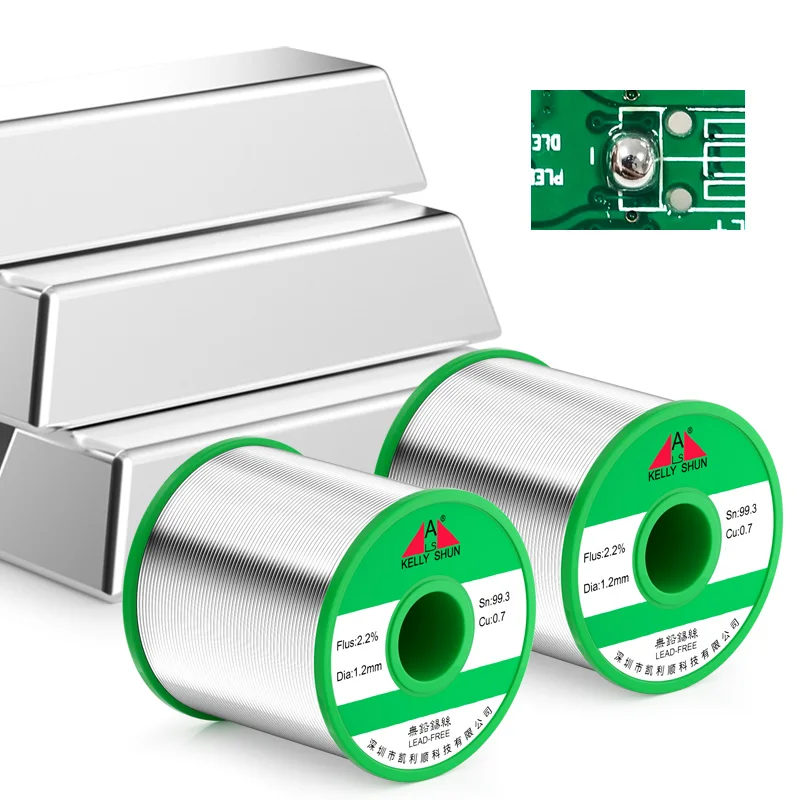 

500g Lead free environmental friendly solder wire, rosin containing, high purity maintenance, soldering iron, solder wire