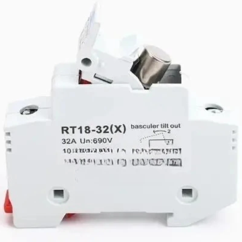 RT18-32X/1P LED 표시등이 있는 퓨즈 홀더 10개 새 재고