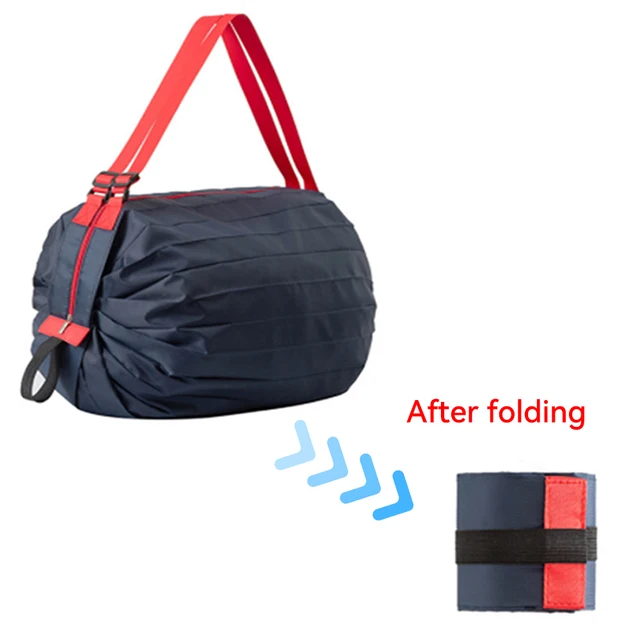 Összecsukható Bevásárló Táska Vízálló Utazási Hordozható Tároló Strandtáska Szupermarket Élelmiszerbolt - Image 6