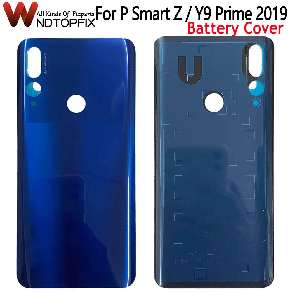 

New For Huawei P Smart Z Battery Back Cover Rear For Huawei Y9 Prime 2019 Housing Door STK-L21 STK-L22 STK-LX3 Back Cover