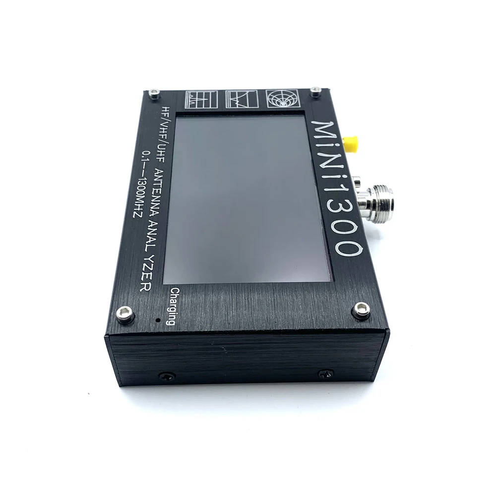 MINI1300 4.3& LCD 0.1-1300MHz HF/VHF/UHF ANT SWR Antenna Analyzer Meter