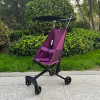 Poussette de voyage légère, poussette pour bébé de haute qualité, confortable, pliable, à quatre roues, pour 1 à 8 ans 6