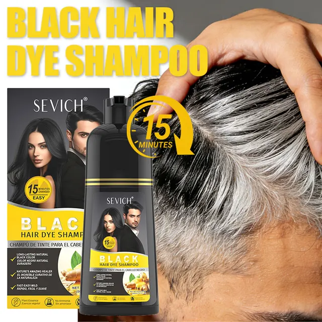58639-092e21.jpg 500ml Natural Black Hair Dye Shampoo for Women Men Instant Gray To Black Hair Color Shampoo Men Beard Coloring Shampoo Hair Dyed