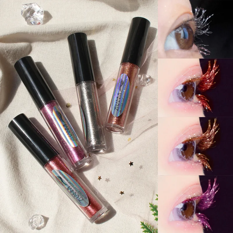 

Diamond Glitter Eyes ​mascara Natural Thick Waterproof Sweat Resistant Mascara Diamond Glitter Eyes Mascara Eye Make-up