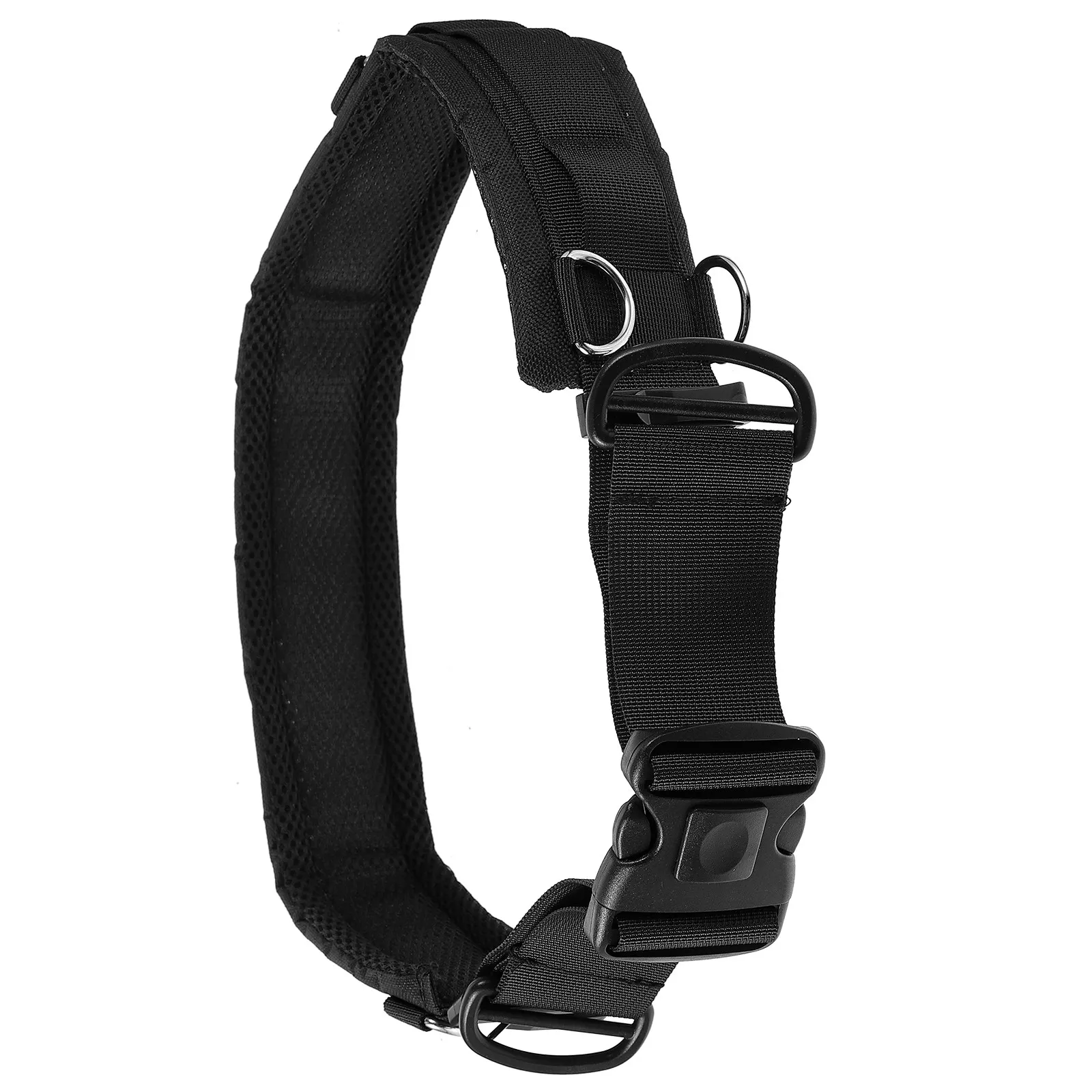 1Pcs 카메라 허리 벨트 조절 가능한 나일론 통기성 렌즈 가방 홀더 멀티 확장 가능한 스토리지 사진 스트랩 블랙