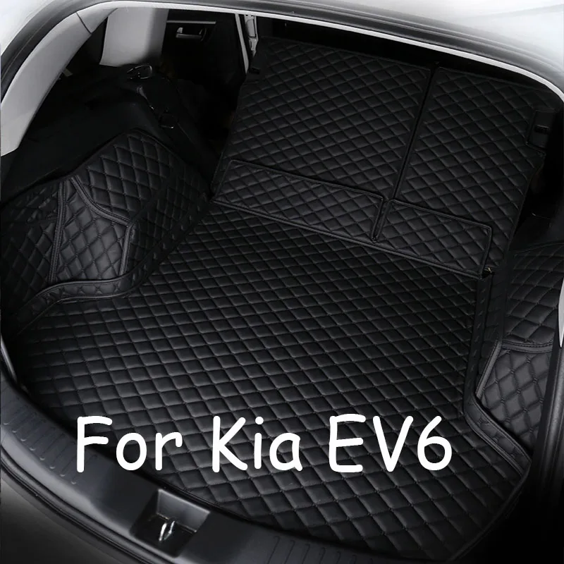 

Коврики для багажника автомобиля, автомобильный коврик для Kia EV6 CV 2022 2023 2024, кожаный коврик для багажника, набор ковриков для автомобиля, грязевой коврик, автомобильные аксессуары