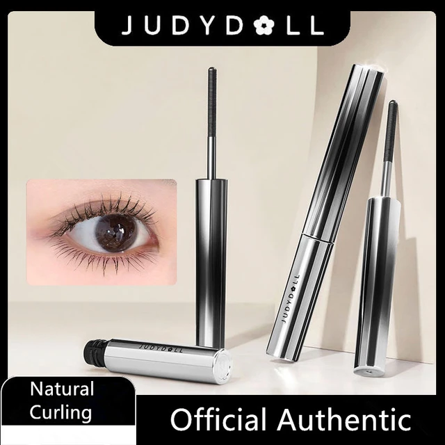 Judy Doll Mascara - Spiral Brush Head, Delicate Texture, Long-lasting  Waterproof, Sweat-proof, Metal Wand for Natural Lashes