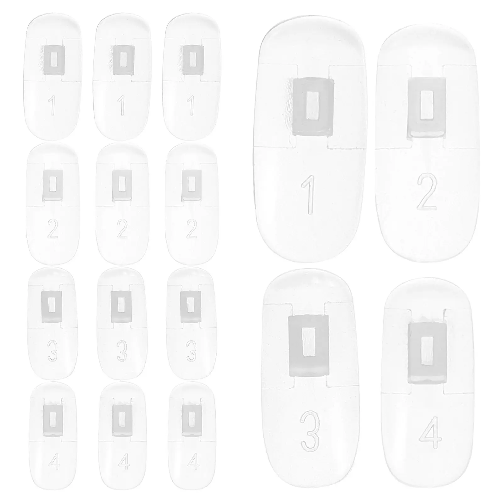 100개 기계식 핸드팁 부드러운 표면 아트 연습용 디스플레이 스틱 샘플 스틱 네일 살롱 도구 네일 액세서리