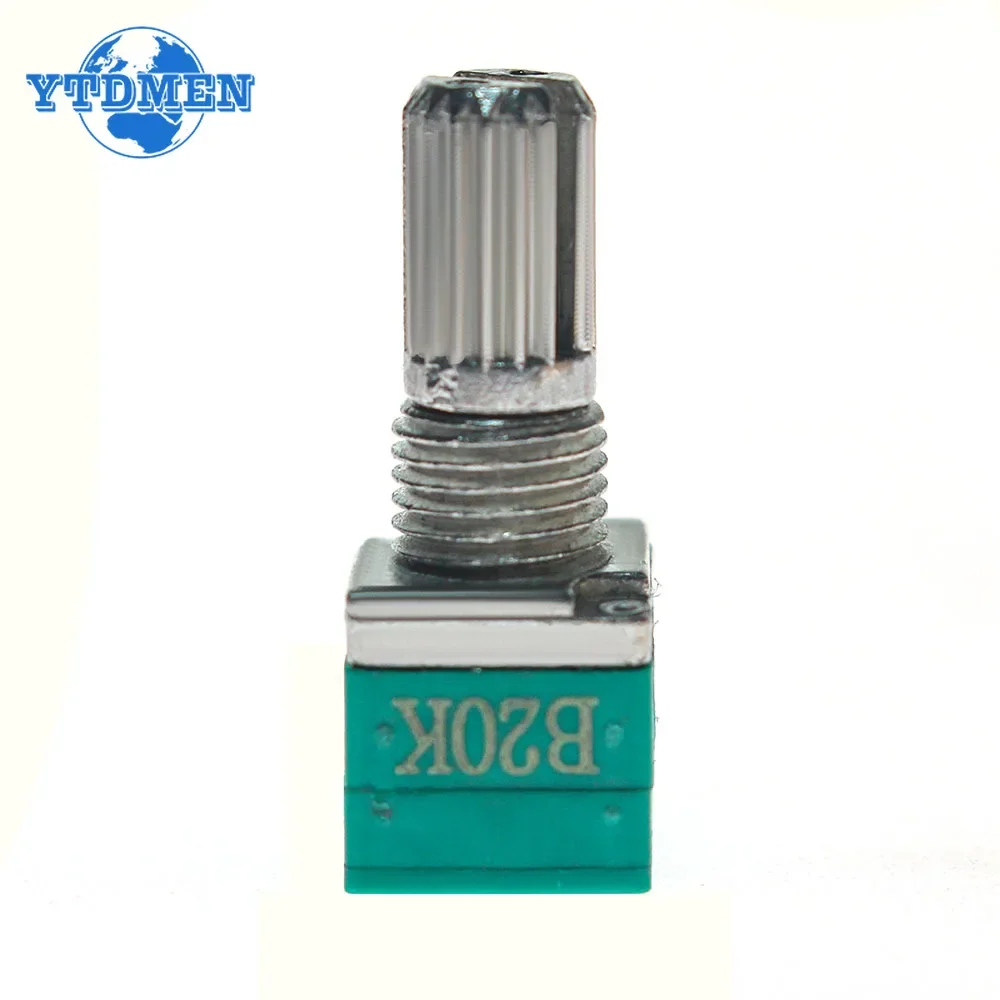 5PCS RK097NS RK097 Potentiometer B10K B5K B100K B1K B50K B20K 500K Shaft 15mm 6Pin Audio Amplifier Sealing Kit