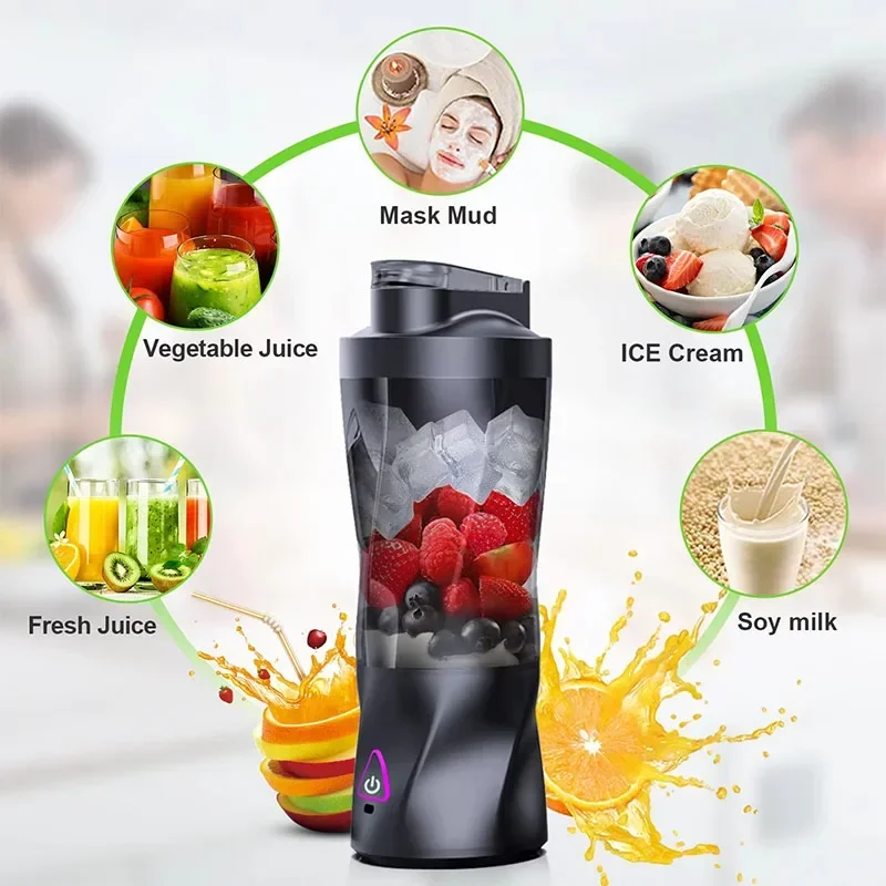 Portable Juicer Blenders Multifunctional Kitchen Juice Cup Travel Waterproof USB Shaker Mixer Electric Smoothie Blender fruit juicer juice blender juice maker blender