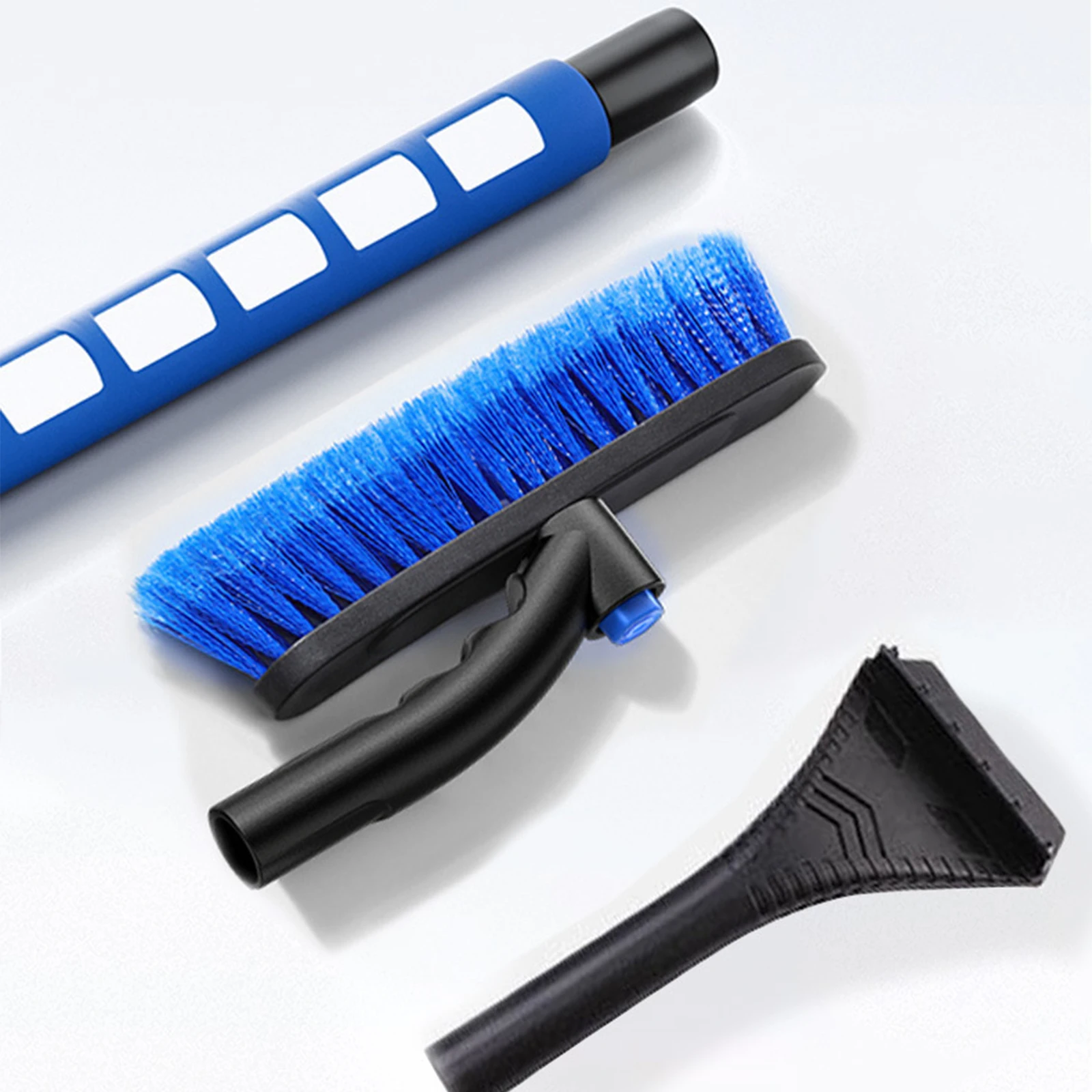 Grattoir à glace extensible, brosse de déneigement amovible avec